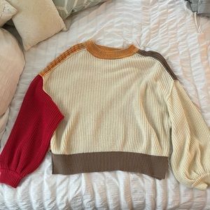 Colored sweater